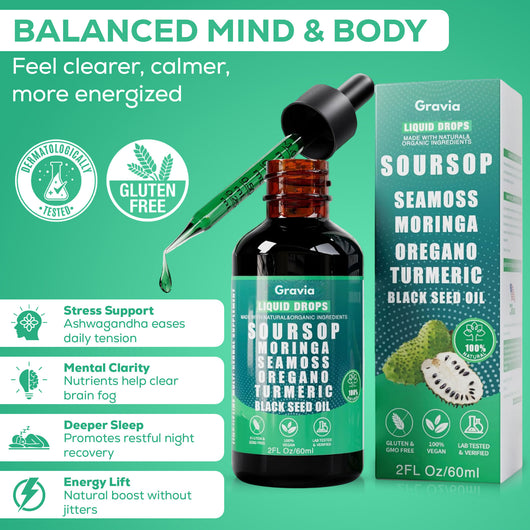 Gravia™️ 10-in-1 Soursop Extract Drops