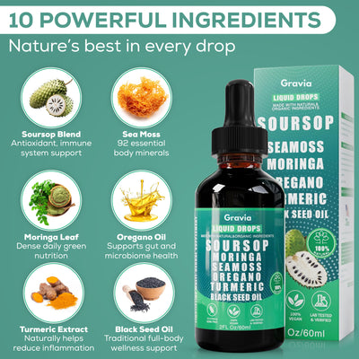 Gravia™️ 10-in-1 Soursop Extract Drops