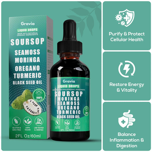 Gravia™️ 10-in-1 Soursop Extract Drops